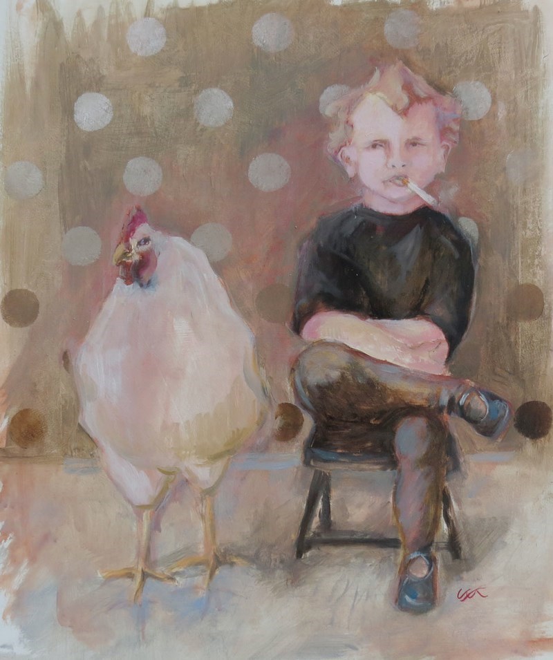 Boy and Cock